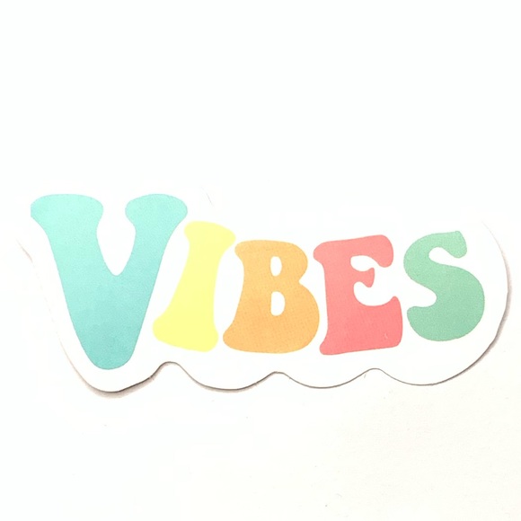Vibes Vinyl Sticker - Picture 1 of 2